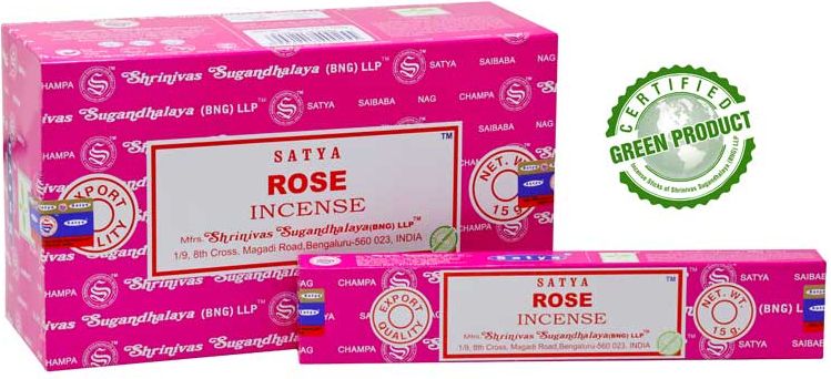 Satya Ros Rökelse 15gr