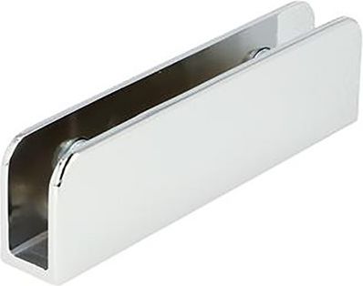 Glashyldeholder til 4-8 mm glas Krom