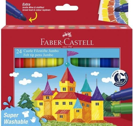 Fiberpenna Jumbo FABER CASTELL 24/fp