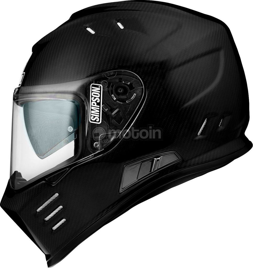 Simpson venom ece 22.06 carbon motorcycle motorbike helmet