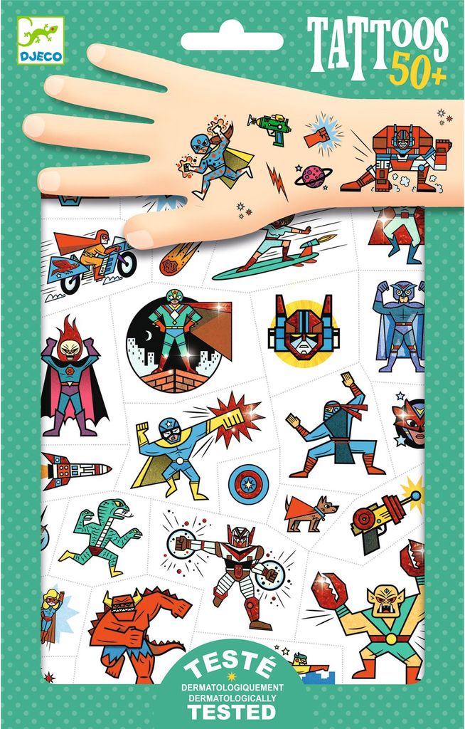 Tattoos, Helte og Skurke, Djeco