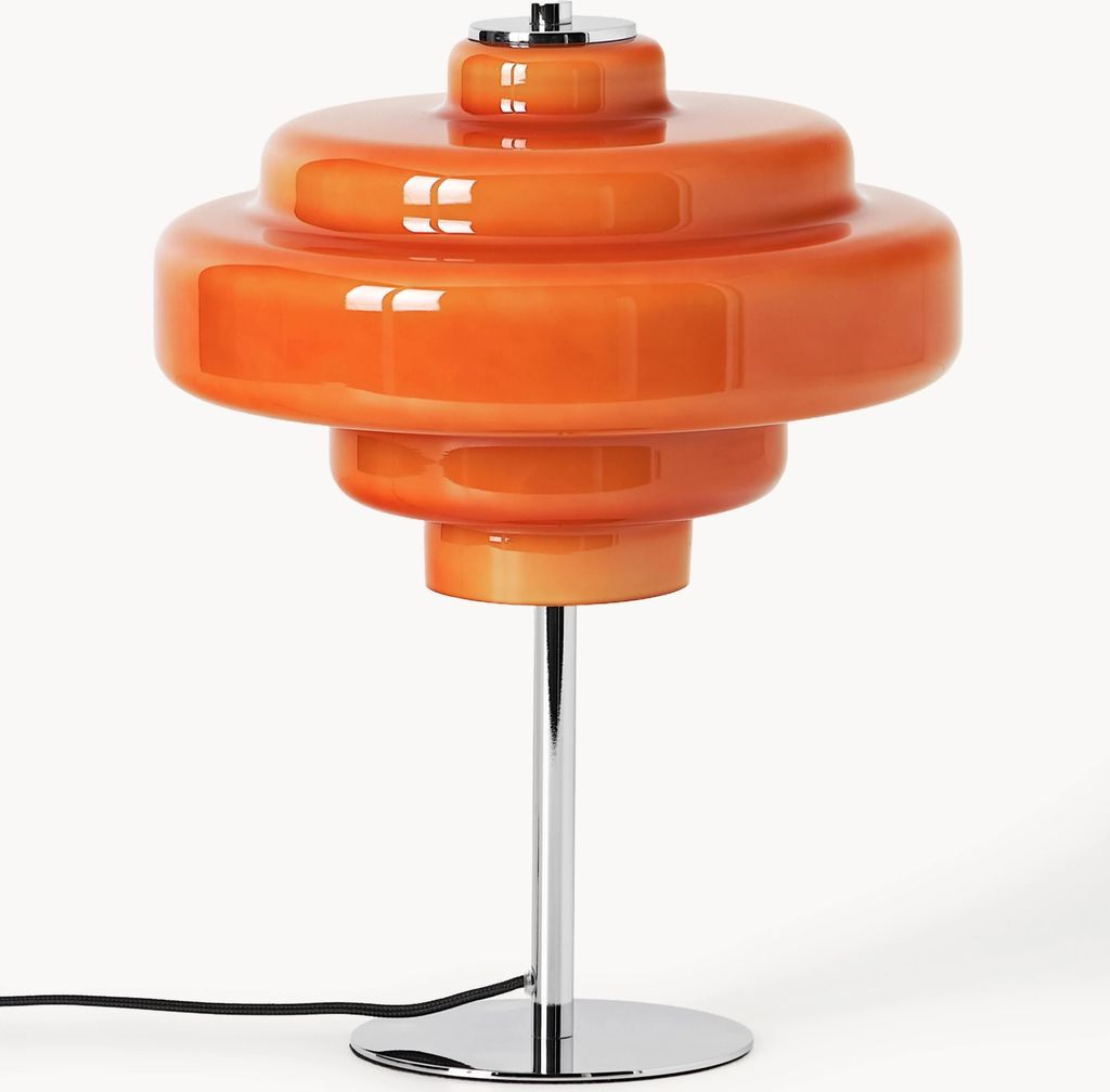 Westwing Collection Glasbordlampe Millie Bordlampe