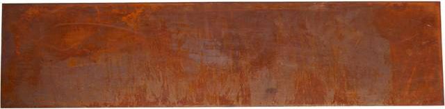 hortus bedkant corten med bukket kant 24 x 100 cm