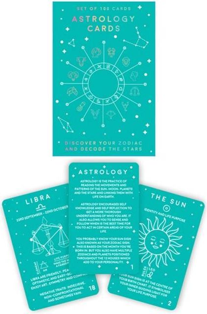 Gift Republic Cards Astrology - Green - ONE SIZE