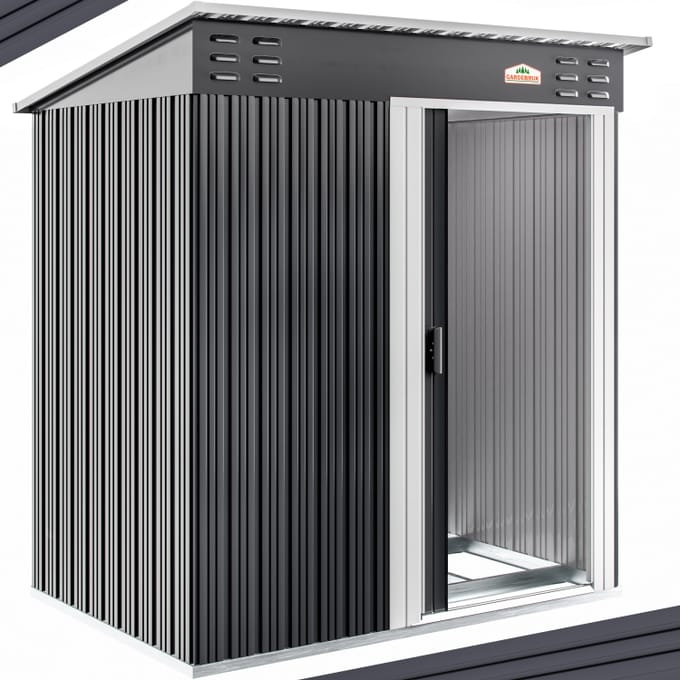 Deuba Hagebod Metall 181x162x86cm Antrasitt (Byggnadsarea )
