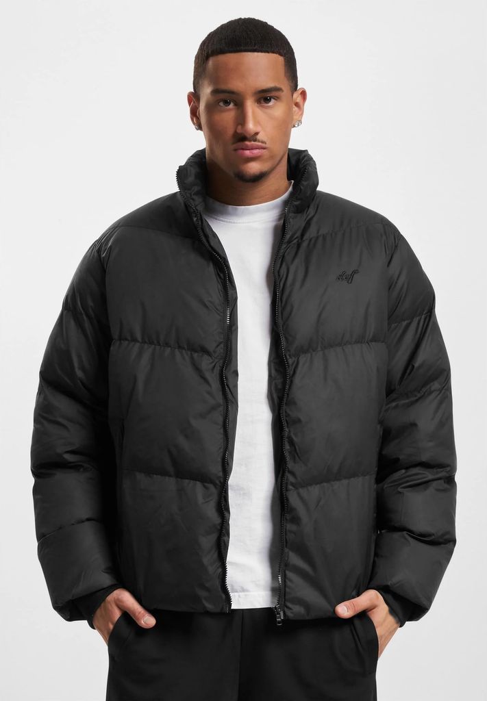 DEF DEF Boxy Pufferjacket Black / S Jacka
