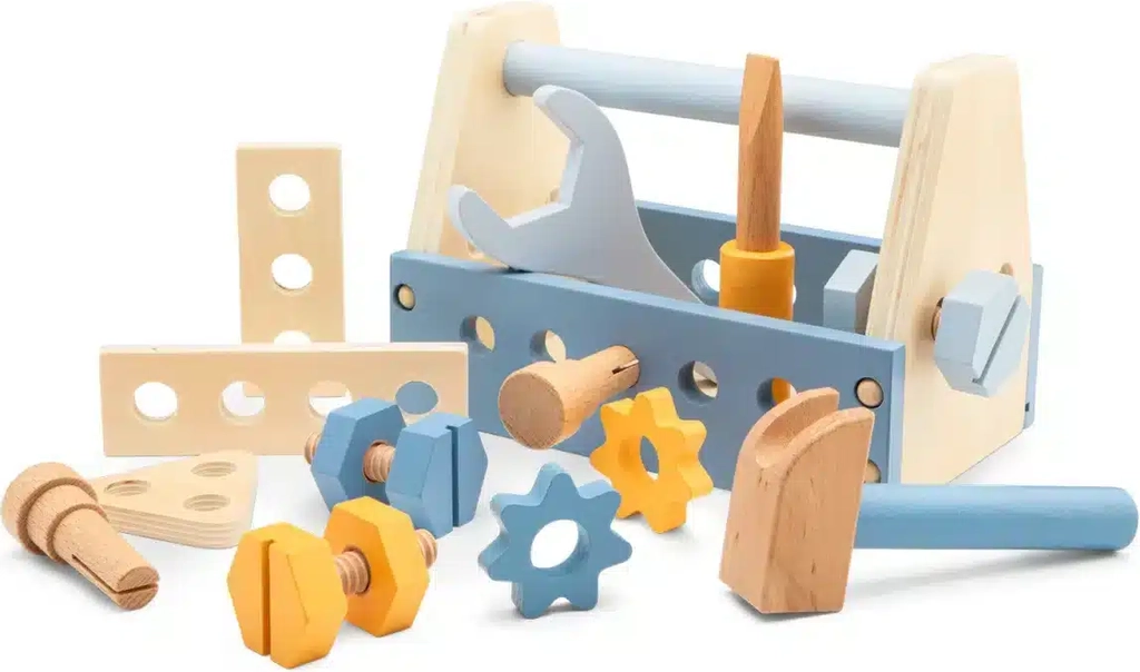 New Classic Toys Værktøjskasse I Træ