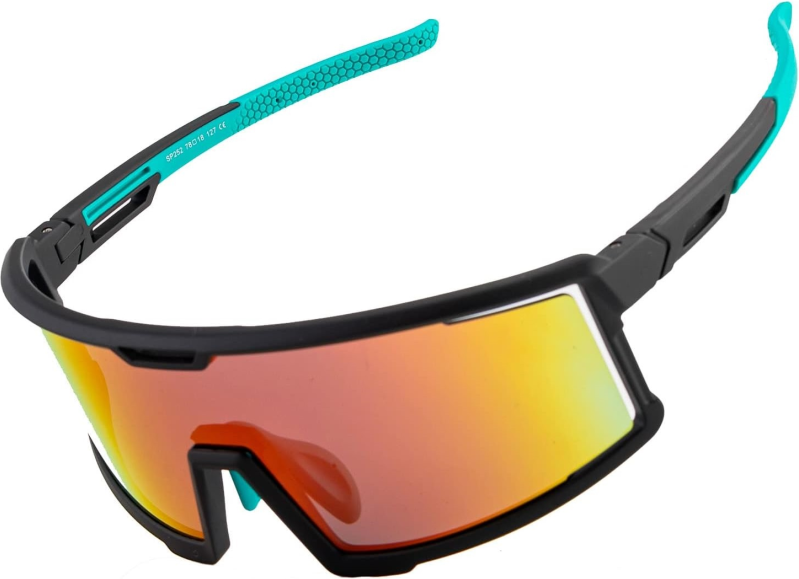 Rockbros Polarized Cykelbriller - Black/Turquoise