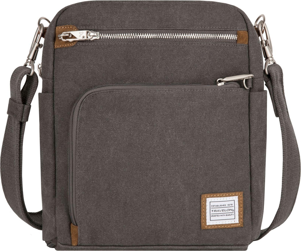 Travelon Anti-Theft Heritage Tour Bag - Pewter
