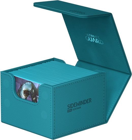 Ultimate Guard SideWinder Deck Case (Deck Box) 133+ Standard Size XenoSkin Monocolor Petrol (Petroleumsblå)