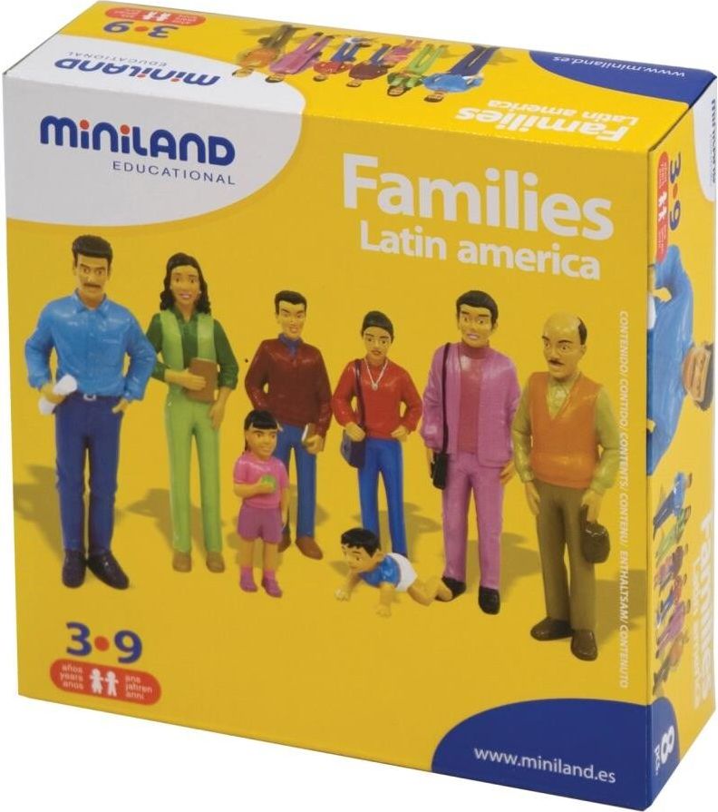 Dukkehus dukker- Latinamerikansk familie