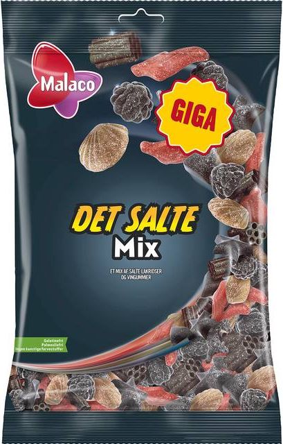Malaco Det Salte Mix 800g