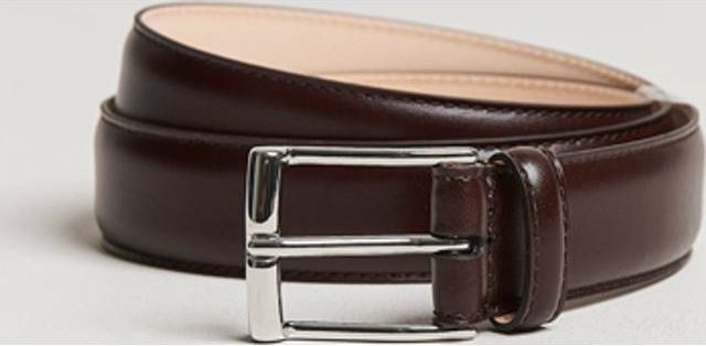 Crockett & Jones Belt 3,2 Dark Brown Calf