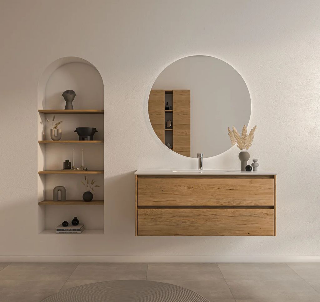sanibell proline møbelsæt 121x46,8 cm ideal eg