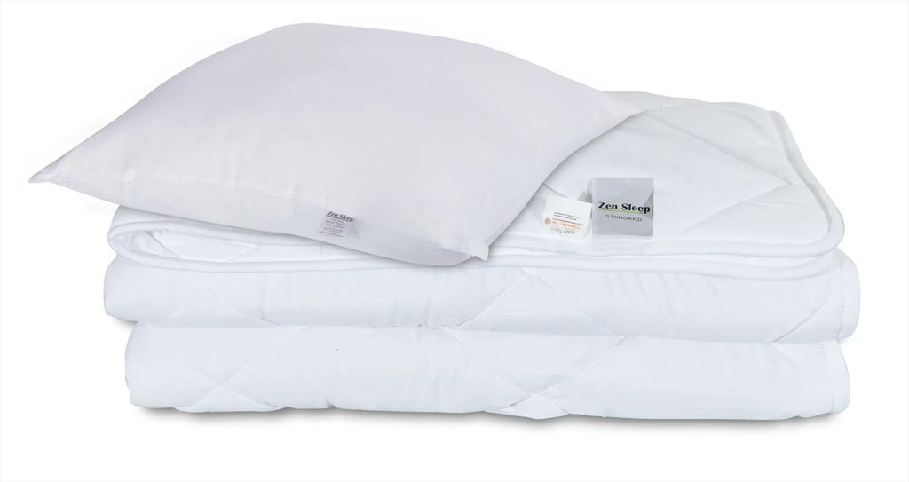 Duvet pillow set - All-season duvet 140x200 cm + pillow - Fibre duvet - Zen Sleep hypoallergenic duvet and pillow