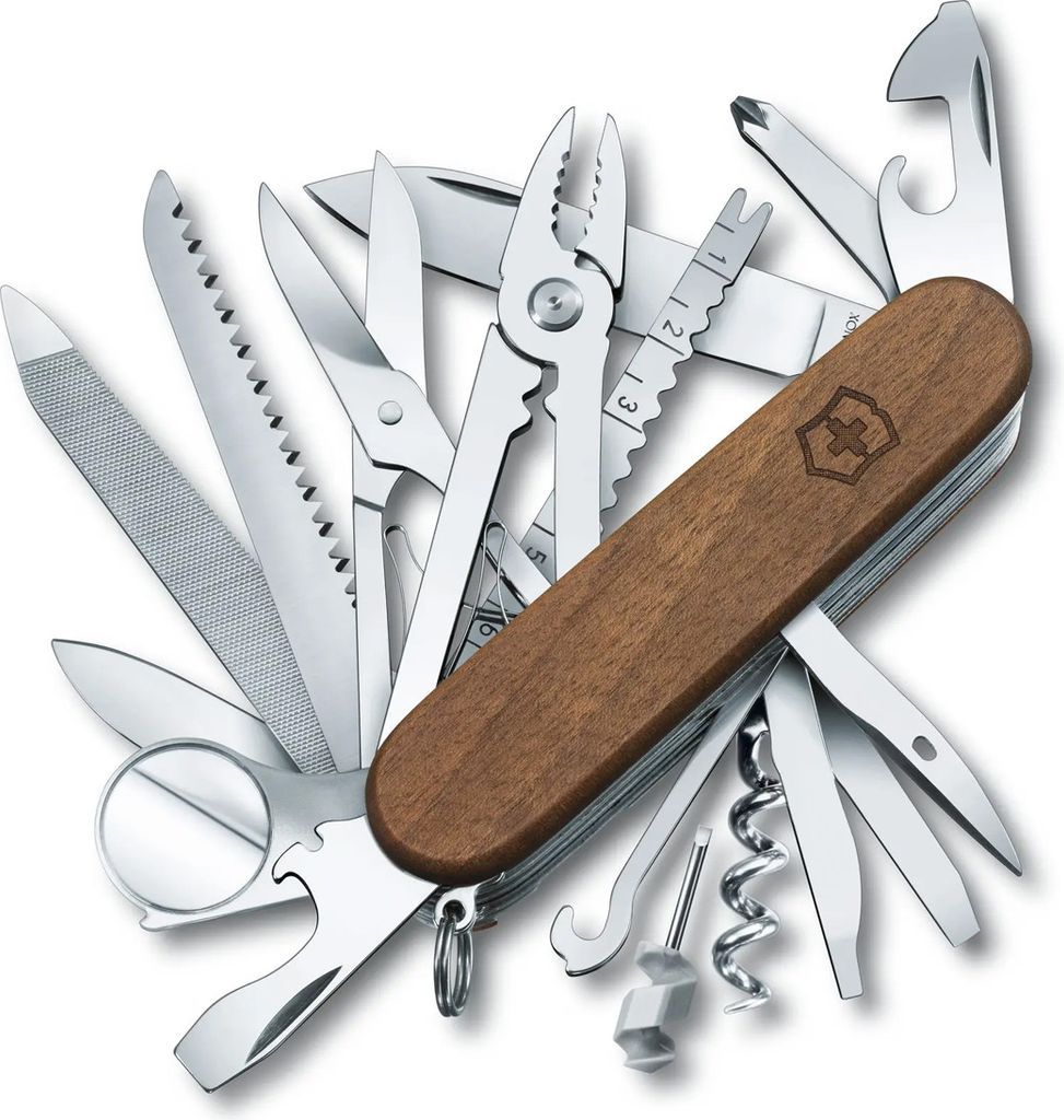 victorinox swiss champ wood