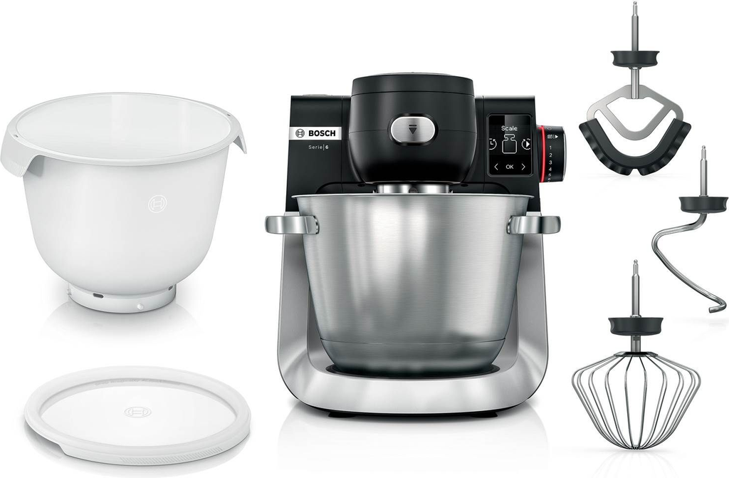 bosch series 6 kjøkkenmaskin mums6zs18 (sort)