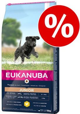 særpris! 15 kg eukanuba tørfoder