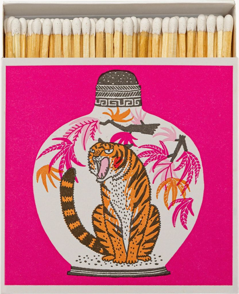Design Tändsticksask Farmer Tiger