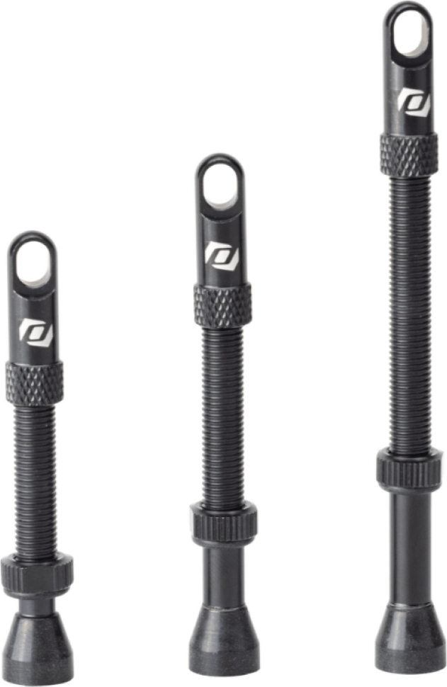 Tubeless Ventiler 80 mm Sort