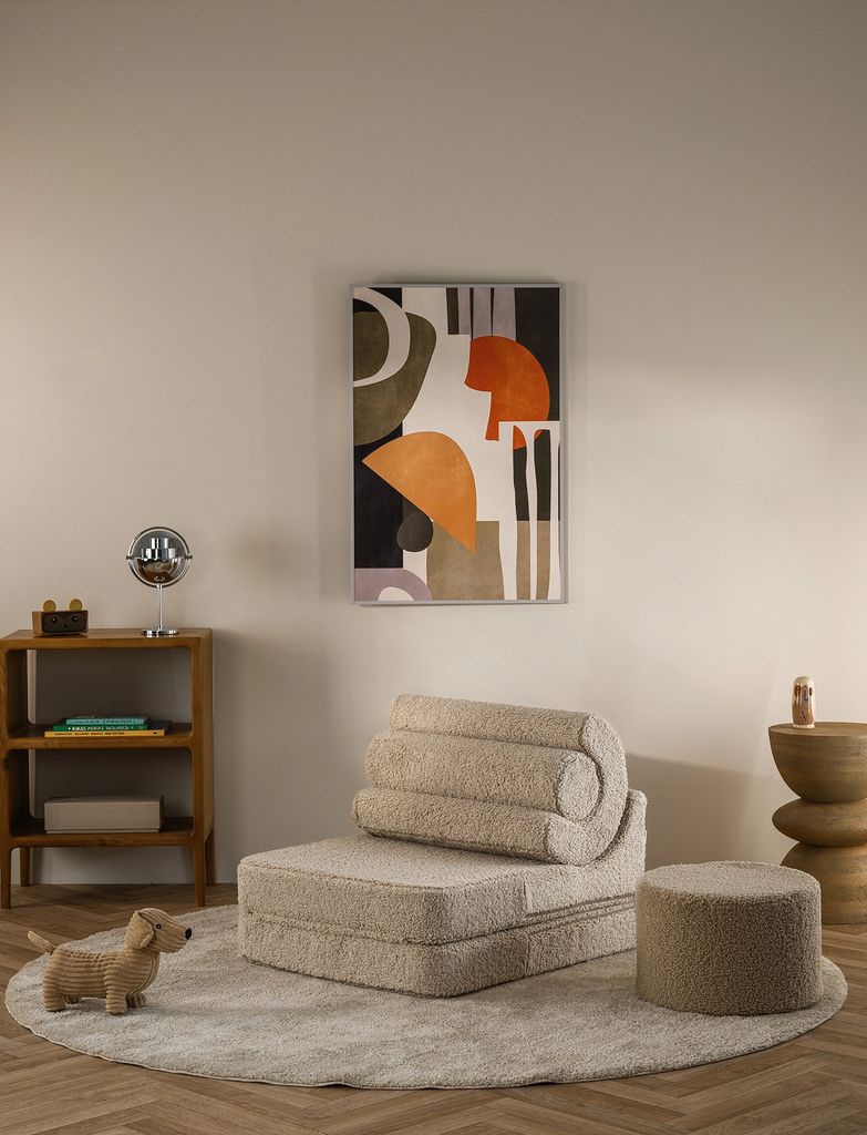 Wigiwama Flipster Teddy - Pink - 78X 67X 57CM