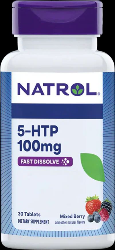 Natrol 5-HTP Mood & Stress 100mg 30 stk