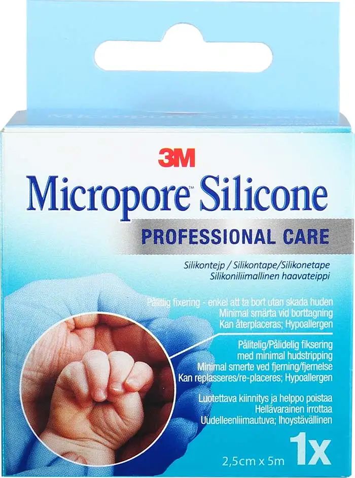 3M Micropore Silicone 1-pack