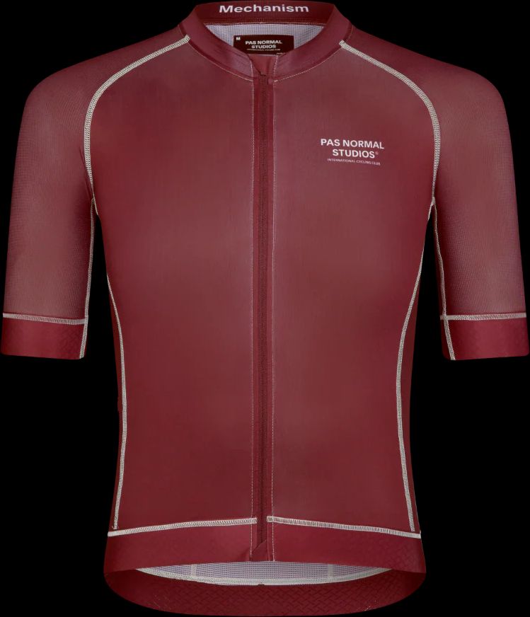 PAS NORMAL STUDIOS Mechanism Jersey - Burgundy