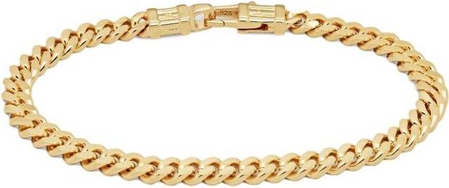 Tom Wood Curb Bracelet L - Gold/Silver