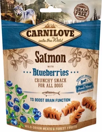 Carnilove Crunchy Salmon with Blueberries 200g