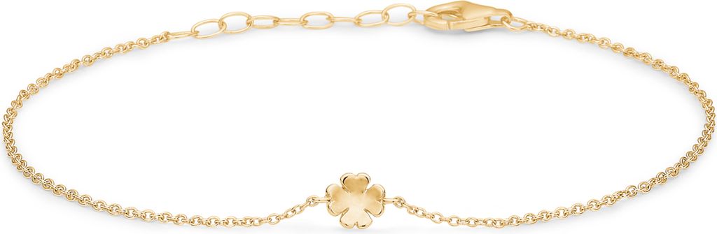 Blossom Copenhagen Blossom forgyldt armbånd med firkløver 17