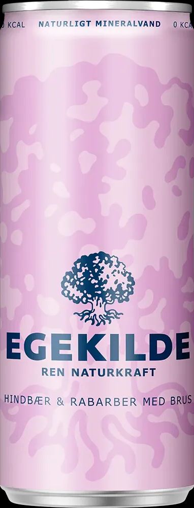 egekilde hindbær & rabarber 24x0,33 l.