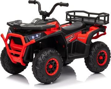 azeno 24v hunter ii med 4x24v motorer, gummihjul og lædersæde