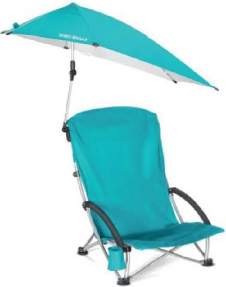 SKLZ Sportbrella Fixed Folding Chair Blau
