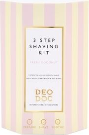 deodoc intimate shaving trio fresh coconut 3-in-1
