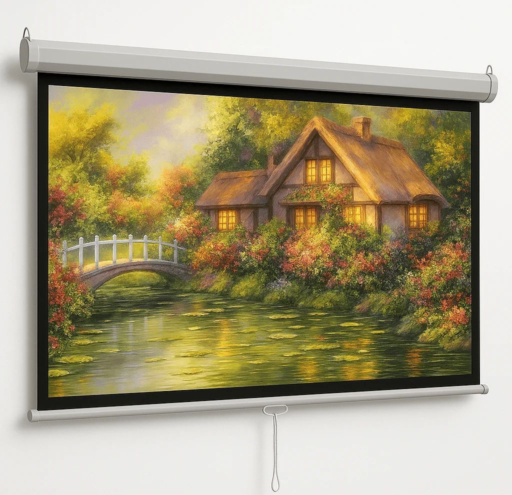 Projector Stand for Outdoor Projector Screen Frame 100 inch 16:9 4K 3D Fast Folding Portable Indoor Projection Screen