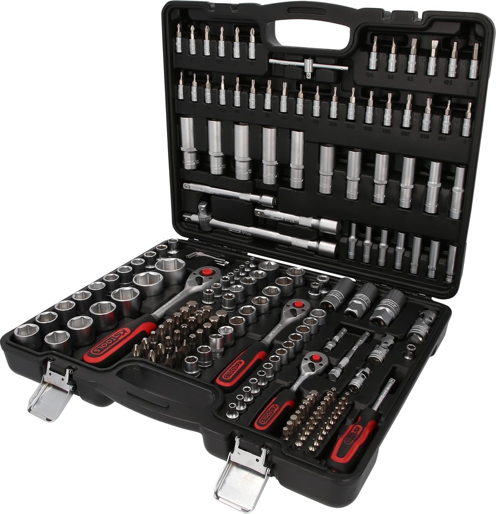 ks tools 917.0779 1/4" 3/8" 1/2" topnøglesæt, 179-delt