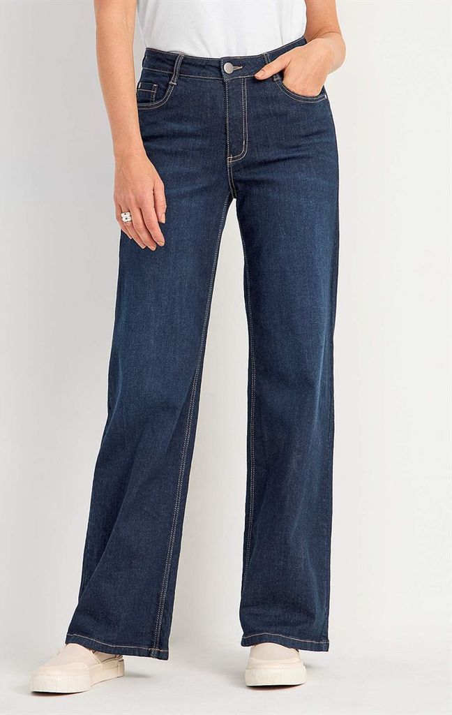 brede jeans med høj talje renata