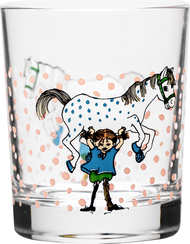 Muurla | Drinking Glass 2Dl Pippi And The Horse | 20 CL