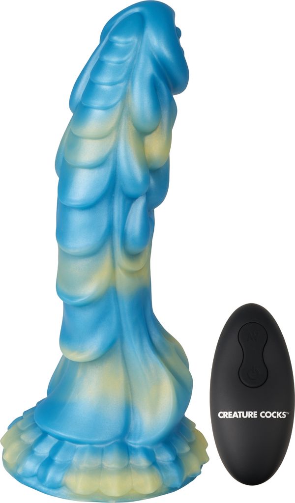 Creature Cocks Sea Stallion Vibrerende Dildo      - Blue