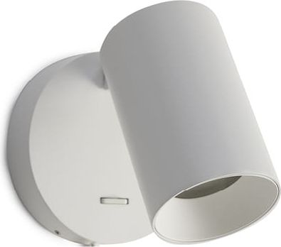 SpotOn1 Circle Wall W.Switch - SpotOn1 Circle Wall W.Switch GU10 - White