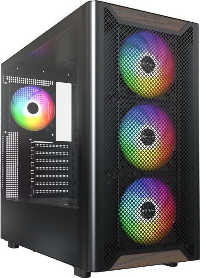 Montech XR Wood Black Kabinet Miditower