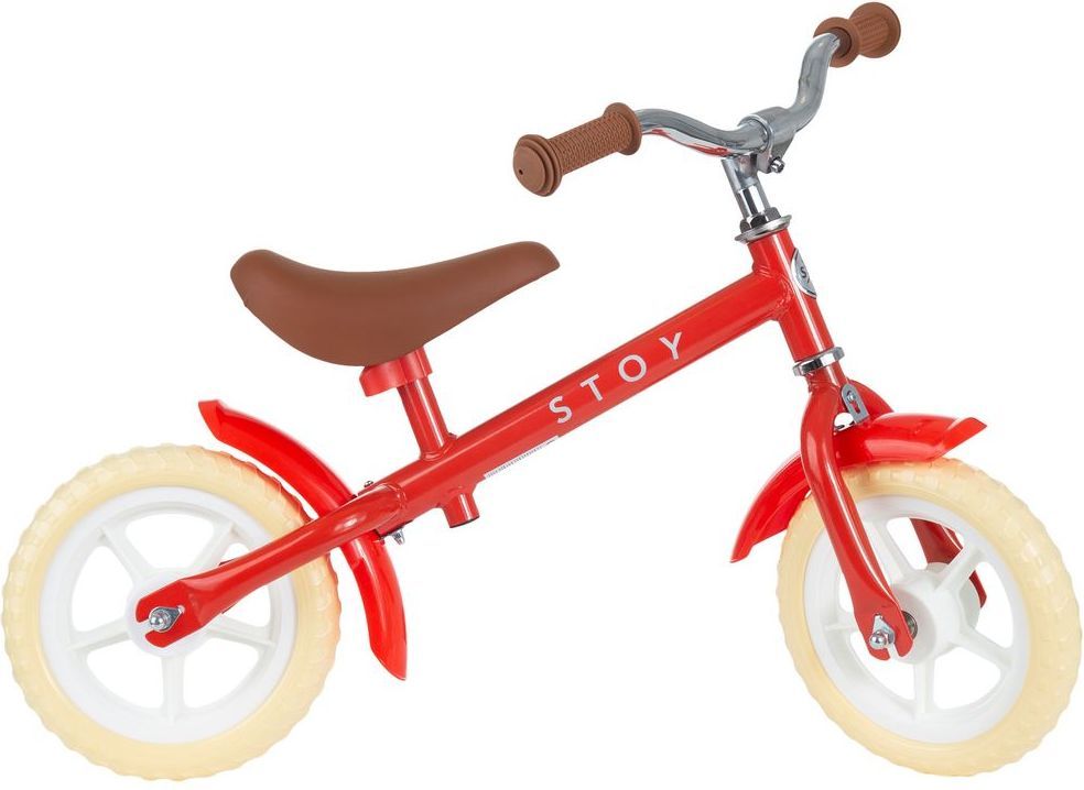 10" vintage balancecykel rød