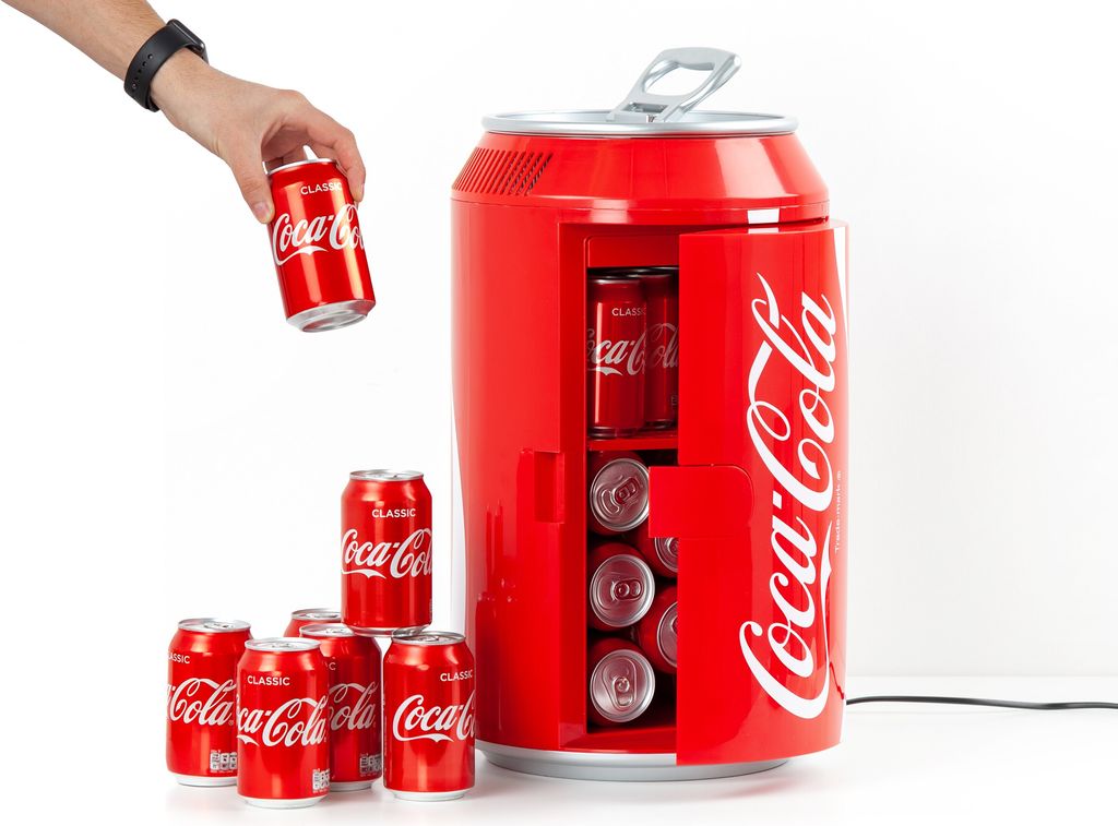 coca-cola minikøleskab