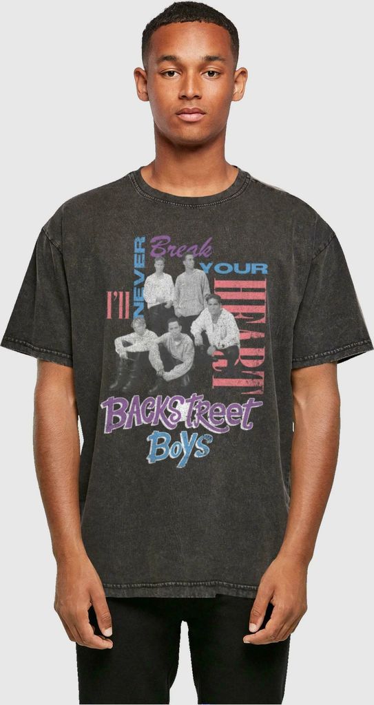 backstreet - inbyh acid washed - t-shirts print - black