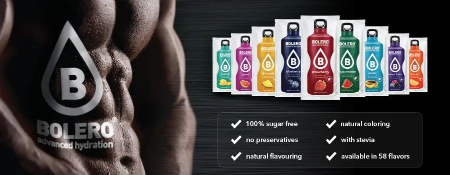 Bolero Advanced Hydration pinnar