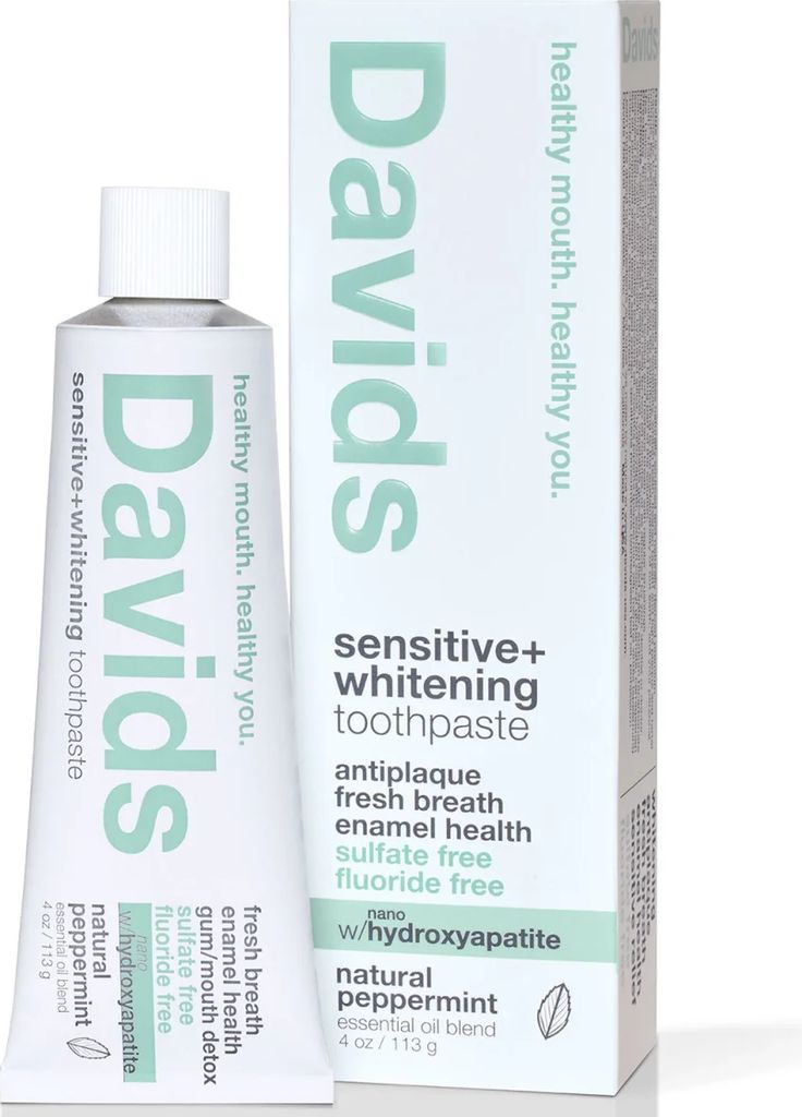 Davids Fluoride Free Nano Hydroxyapatite Toothpaste for