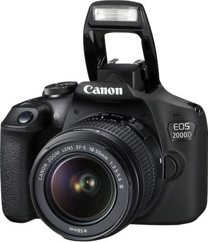 Canon EOS 2000D - digitalkamera EF-S 18-55 mm III objektiv
