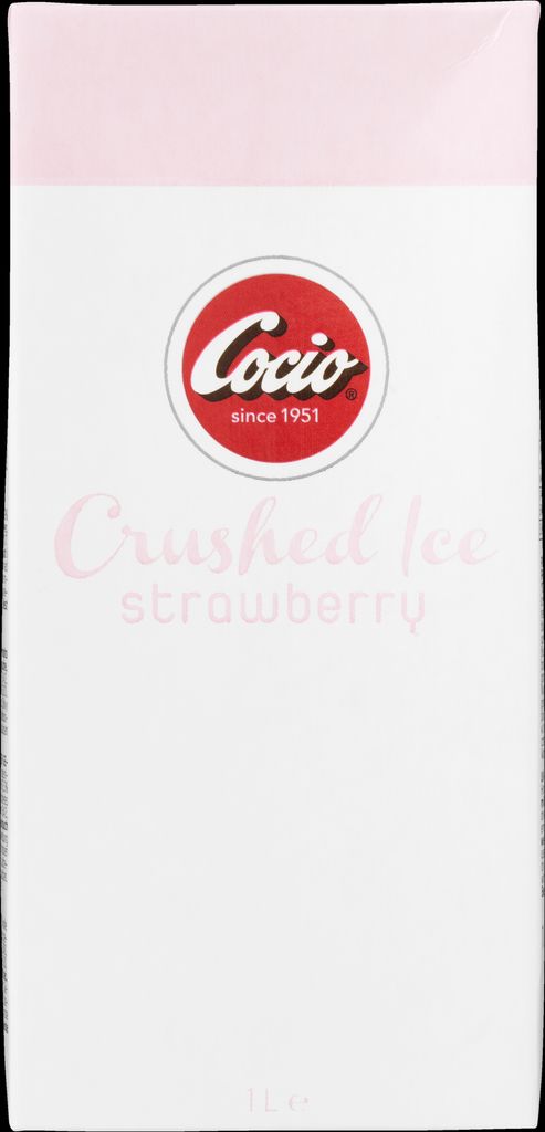 Cocio Crushed Ice Jordbær 10 x 1 Liter