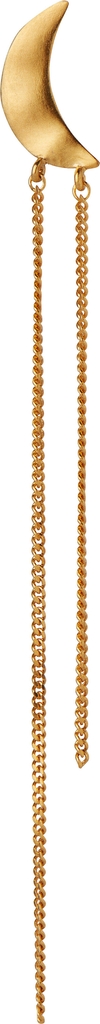 Stine A Bella Moon Earring with Long Chains Single - Gold